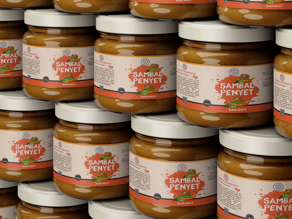 Sambal Penyet Less Spicy